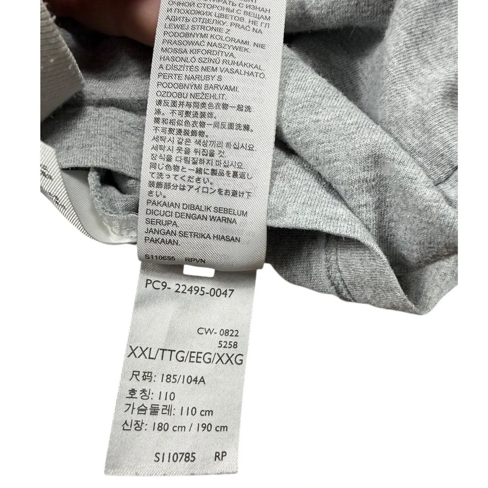 Levi Strauss Co Mens Gray Graphic T Shirt XXL Two Horse‎ Logo Casual Tee